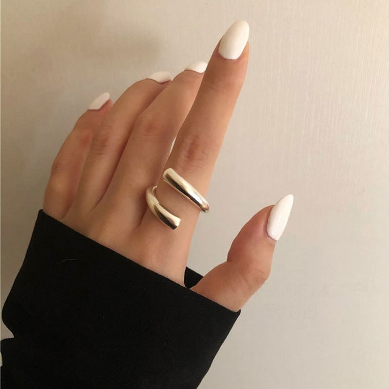 Open Ring Resizable Knuckle Finger Jewelry