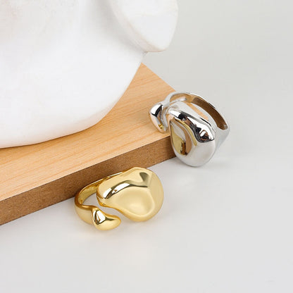 Creative Artsy Vintage Open End Cuff Ring