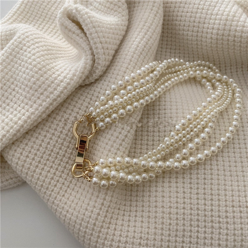 Vintage Multilayer Pearl Necklace/Bracelet