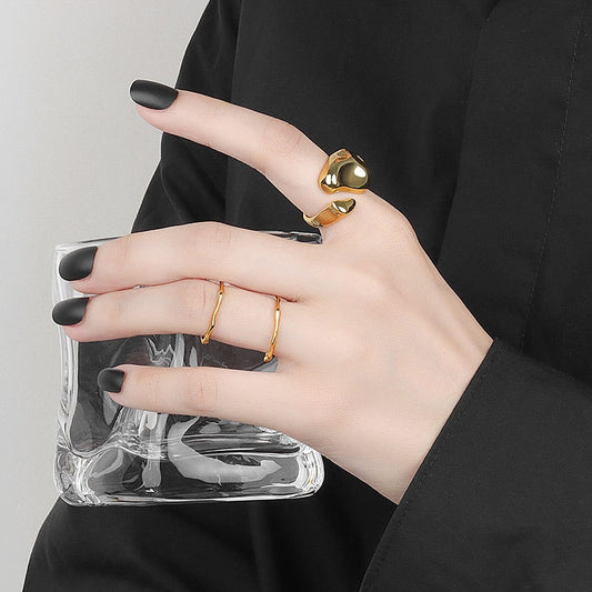 Trendy Open End Cuff Ring