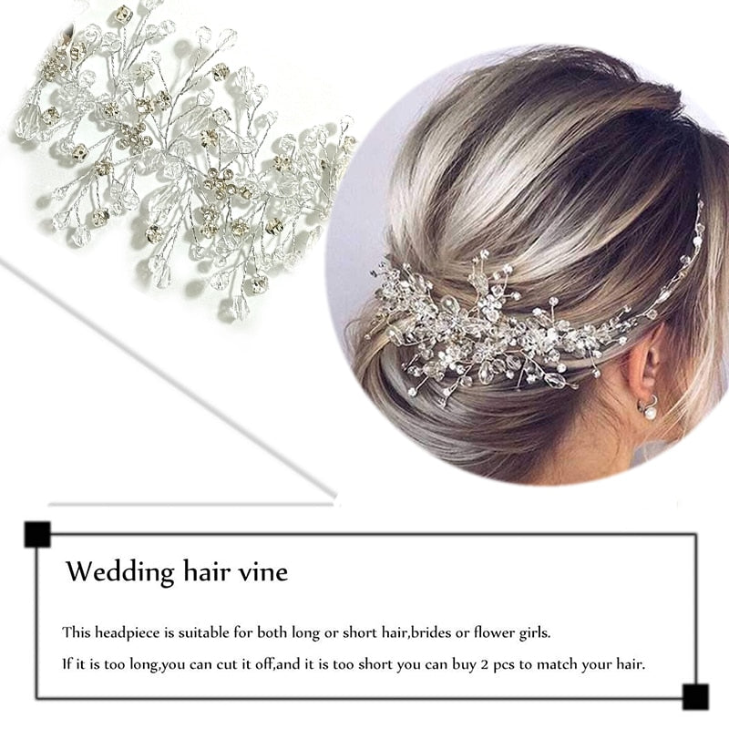 Pearl Crystal Wedding Hair Comb Accessories
