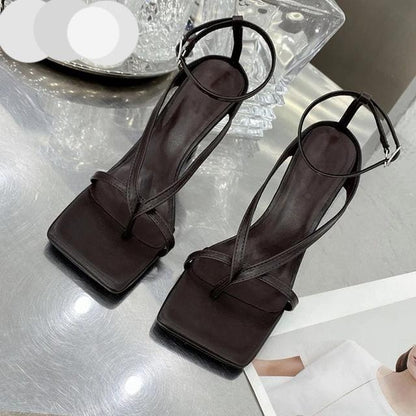 Gladiator High Heels Strappy Open Toe Sandals